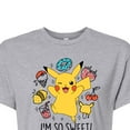 thumbnail image 3 of Pokémon - I'm So Sweet - Juniors Cropped Cotton Blend T-Shirt, 3 of 5