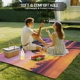 thumbnail image 5 of Fsddascl Summer Sunset Outdoor Rug for Patio/Deck/Porch, Non-Slip Large Area Rug 4 x 6 Ft, Ocean Seaside Sky Cloud Scenery Palm Tree Indoor Outdoor Rugs Washable Area Rugs, Camping Rug Carpet, 5 of 5