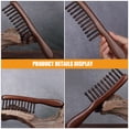 thumbnail image 4 of 33Pcs Scalp Massage Comb for Curly Hair Care Routine with Rounded Teeth Wood, 4 of 9