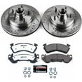 thumbnail image 3 of PowerStop Front Z26 Street Warrior Carbon-Fiber Ceramic Brake Pad and Drilled and Slotted Rotor Kit Fits: CHEVROLET Select Models K2937-26, 3 of 9