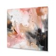 thumbnail image 2 of Designart "Marble Texture Pink and Gold III" Abstract Marble Metal Wall Art, 2 of 5