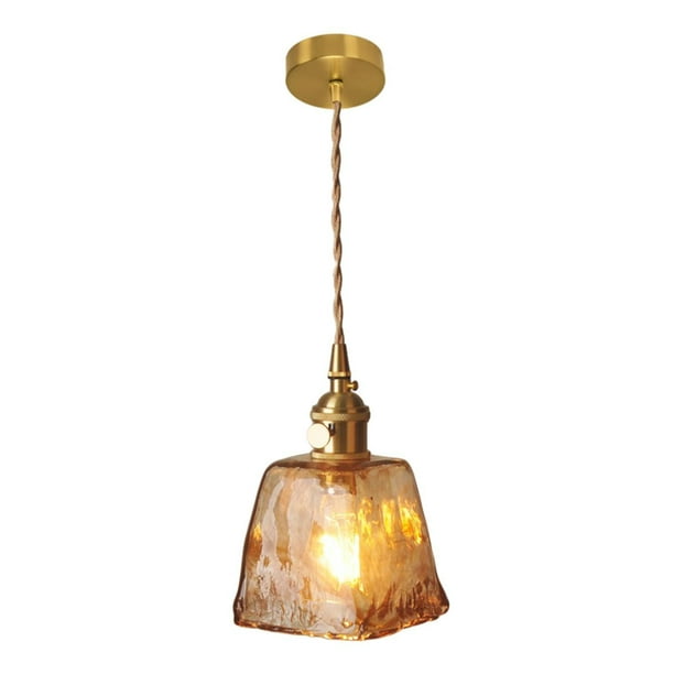 Lámpara colgante de techo Sunnimix Accesorios de iluminación de techo Cristal Vintage