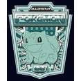 thumbnail image 2 of Women's Pokemon Bulbasaur Metallic Badge  Graphic Tee Navy Blue 2X Large, 2 of 4