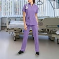thumbnail image 3 of Pet Groomer Beauty Salon SPA Cosmetology Scrub Set Soft Top and Joggers Pant Professional Uniform Outfit, 3 of 6