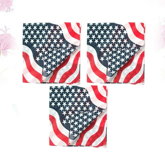 WHAMVOX 3 PCS Flag Sports Bandana Distinctive Design Bandana M