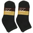 thumbnail image 2 of Falari Men's Ultimate Cushioned Cotton Ankle Socks 6 or 12 Pack, 2 of 2