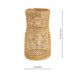 thumbnail image 2 of unbranded Florero De Rattan Negro Con Vidrio Transparente Para Decorar Y Oficina, 2 of 6