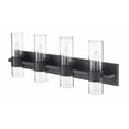 thumbnail image 2 of 343-4V-MB-Z-Lite-Lawson - 4 Light Bath Vanity In Modern Style-11 Inches Tall and 32 Inches Wide-Matte Black Finish, 2 of 2
