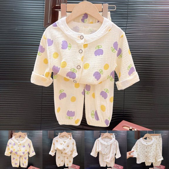 Baby Girl Clothes Toddler Clothes Long Sleeve Shirts Top Pants Children Fall Outfit 6 12 18 Months 2T 3T 4T 5T ChildrenPink,11-12 Years