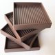 thumbnail image 1 of (set Of 4)3x3 Square Rubber Furniture Caster Cups With Anti-sliding Floor Grip | Customer Trusted Furniture Floor Cups And Furniture Floor Protectors, 1 of 5