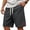 Gray, variant on GrmtClth Mens Casual Shorts Elastic Waist Waffle Workout Sweat Shorts Lightweight Beach Drawstring Shorts Summer Jogging Shorts with Pocket Brown M