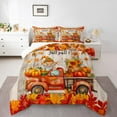thumbnail image 2 of jejeloiu Autumn Harvest Pumpkin Full Size Comforter Sets,Fall Yall Maples Bedding Comforter Set,Cartoon Gnome Bedding Sets For Men Women,Microfiber Bedroom Decor Reversible,3-Piece, 2 of 8