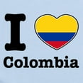 thumbnail image 2 of CafePress - I Love Colombia Infant Bodysuit - Baby Light Bodysuit, Size Newborn - 24 Months, 2 of 4