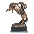 thumbnail image 4 of Ebros Wild West Rodeo Cowboy Training A Rearing Bronco Horse Statue W/ Base, 4 of 7