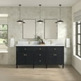thumbnail image 6 of James Martin Vanities 424-V72-1Wz Lorelai 72" Double Basin Wood Vanity Set - Light Natural, 6 of 6