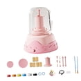 thumbnail image 4 of HILABEE Children's Electric Ceramic Wheel Set Pottery Machine DIY Professional Manufacturer Child Parents Interactive Toy Artwork Crafts Kit Making Kit Pink 6 Clay, 4 of 8