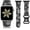 Christmas Black/White, variant on Wearlizer Christmas Snowflake Engraved Silicone Band Compatible with Apple Watch Band for Women 40mm 38mm 41mm 42mm 44mm 45mm 49mm, Soft Two-Tone Sport Strap for iWatch Series 9 8 7 6 5 4 3 SE Ultra