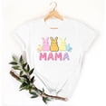 thumbnail image 2 of VBTAPA Easter Shirts for Women Cute Funny Bunny with Glasses Novelty Graphic Short Sleeve T Shirt Casual Loose Easter Day Tee White L, 2 of 6