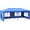 Blue, variant on 10' x 20' Large Party Tent, Outdoor Event Shelter, Gazebo Canopy with 4 Removable Window Sidewalls for Weddings, Blue
