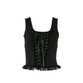 thumbnail image 6 of One opening Vintage Gothic Crop Top for Women Grunge Dark Aesthetic Harajuku Tank Tops Mall Goth Emo Camisole Shirts, 6 of 9