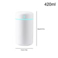 thumbnail image 4 of Inteprter Humidificador de aire Difusor de humidificación Dormitorio Ambiente Mist Maker Blanco Type2 NO2, 4 of 6