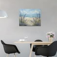 thumbnail image 3 of Beach Ocean Wall Art Coastal Flower Pictures Wall Decor Abstract Watercolor Seaside Canvas Painting Beach Floral Artwork for Bathroom Living Room Bedroom Kitchen Office 16x12 inch, 3 of 6