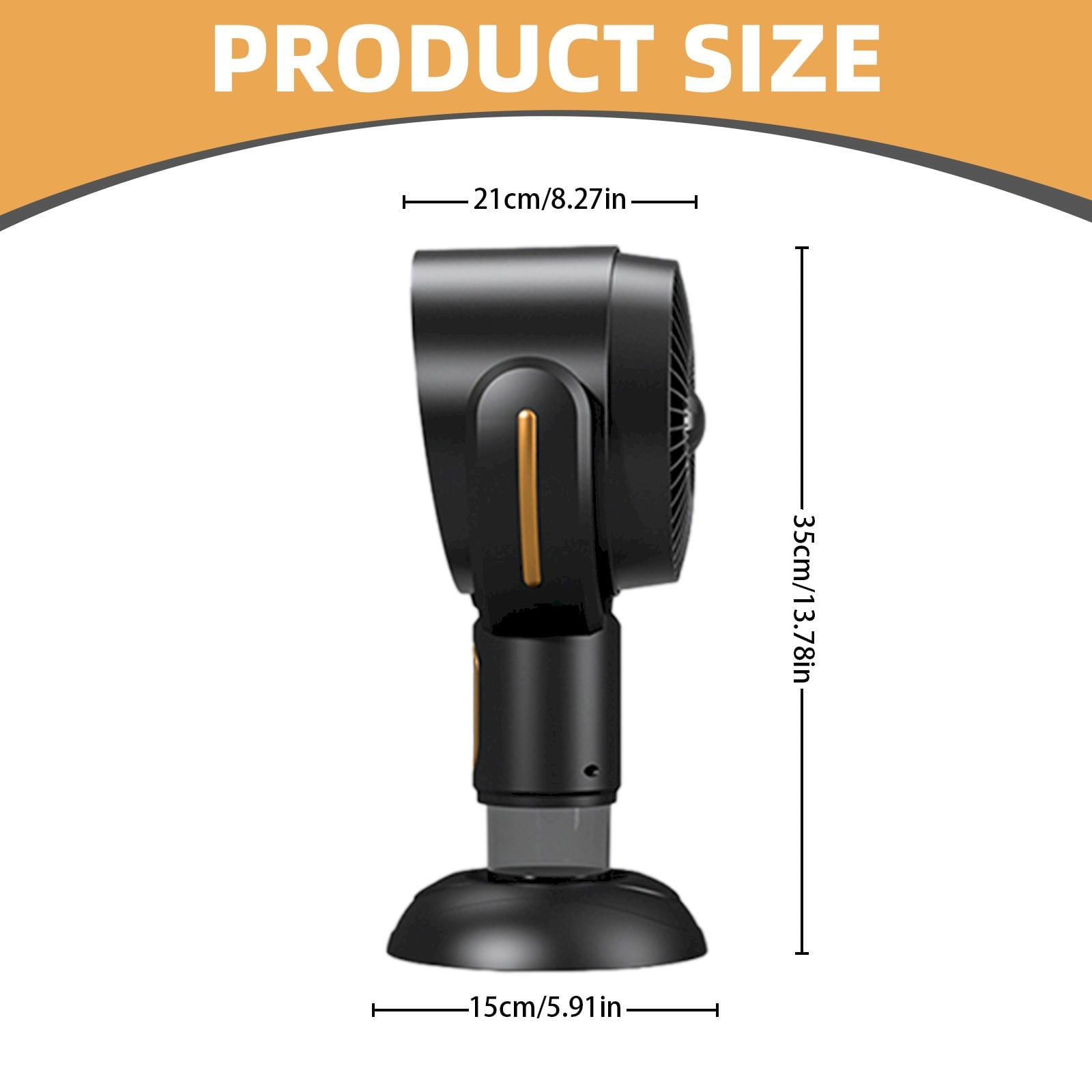 kjfeif Desktop Range Hoods, Puff Chill Fan for Portable Countertop Kitchen Exhaust Fan 15Â° Adjustment Purifier Strong Suction for Indoor Barbecues, Cooking Oven Stove