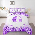 thumbnail image 1 of Erosebridal Monogrammed Bedding Twin Comforter Set,Personalized Initial Down Comforter,Letter Decoration,Reversible,Lightweight,2-Piece, 1 of 8