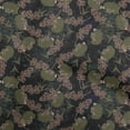 thumbnail image 1 of oneOone Cotton Jersey Olive Green Fabric Florals Sewing Fabric By The Yard Printed Diy Clothing Sewing Supplies 58 Inch Wide, 1 of 6