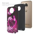 thumbnail image 4 of SPY Case for Motorola Moto Z2 Play Case, Moto Z2 Play Slim Hybrid Dual Layer[Shock Resistant] Case for Moto Z2 Play - Heart Butterflies, 4 of 4