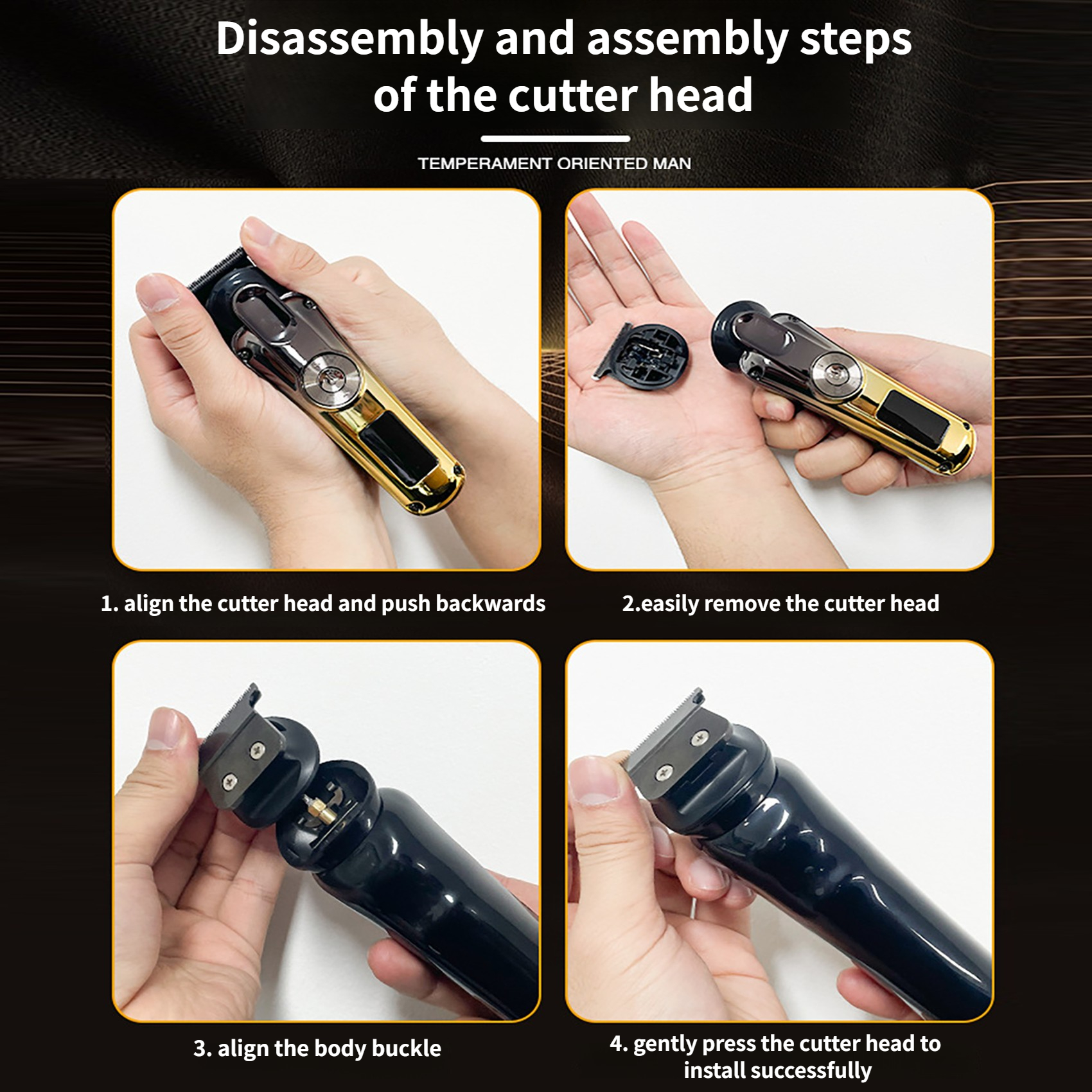 Juyafio 6-in-1 Cordless Beard Trimmer Kit photo 7