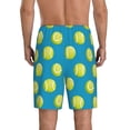 thumbnail image 3 of Gaeub Ball Tennis Printed Men's Short Pajama Pants, Lightweight Lounge & Sleep Bottoms Keep You Cool - XX-Large, 3 of 9