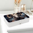 thumbnail image 6 of Constellation PU Leather Earring Organizer Box with Removable Compartment, Display Case, and Bracelet Holder - Portable Storage Solution, 6 of 6
