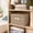 Yellow, variant on 15.75x11.81x9.84in Linen Fabric Storage Box, Wenini Foldable Organizer Bin with Lid Stackable Storage Basket, Large Capacity Closet Organizer for Clothes Blankets Towels with Handles, Yellow