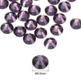 thumbnail image 2 of Uxcell Hotfix Rhinestones Flatback Crystal Glass Gems for Crafts Clothes DIY Decoration 288Pcs Pale Purple, 2 of 5