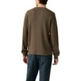 thumbnail image 2 of Men's Levi's® Long-Sleeve Standard Fit Thermal T-Shirt Color: Brown Size: L, 2 of 3
