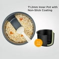 thumbnail image 6 of COMFEE’ 10‑Cup Rice Cooker, 5.2 Qt 8‑in‑1 Multi Cooker, Stainless Steel, Digital Programs, Steamer, Slow Cooker, Keep Warm – White Rice, Brown Rice, Quinoa, 6 of 12