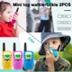 thumbnail image 3 of Mini walkie-talkie de mano para niños y niñas, 2 piezas, transceptor, receptor de 6KM, Radio bidireccional, Radio comunicadora, Juguetes, 3 of 5