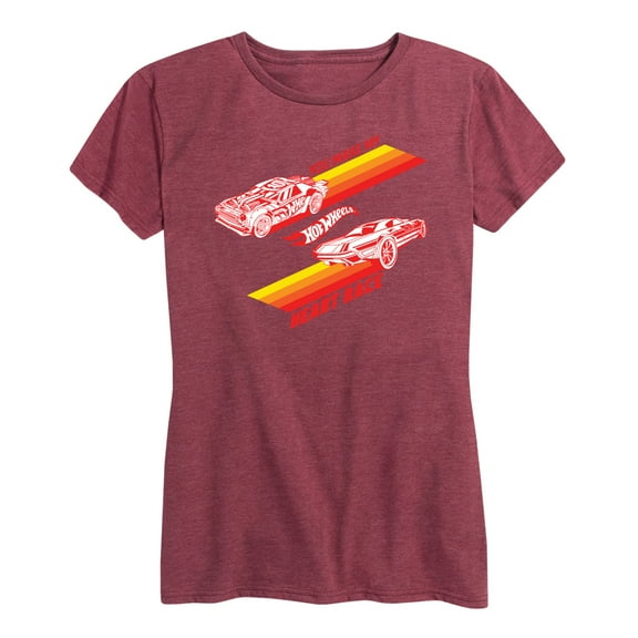 Hot Wheels - Valentine's You Make My Heart Race - Women's Short Sleeve Graphic T-Shirt