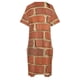 thumbnail image 5 of Vestido largo de bolsillo suelto con diseño de pared de ladrillos para mujer, vestido de cumpleaños de lujo para mujer 2025, 5 of 7