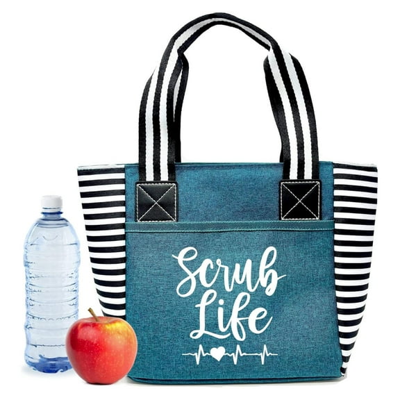 KriKac Nurse Lunch Bags for Work - Insulated Nurse Lunch Bag, Medic Tote, Clinic Bag for Nursing Students, Nursing Bag, CNA Bags, RN Bags, RN Tote, Nurse Gifts for Women, Graduation