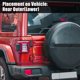 thumbnail image 2 of Cubierta de bisagra de portón trasero exterior superior o inferior para automóvil, cubierta de soporte de llanta de repuesto para Jeep Wrangler JK JKU 07-17 55397090AB, 2 of 7