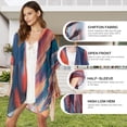 thumbnail image 4 of Women's Swimsuit Loose Cover Up Casual Top Printed Kimono Cardigan, 4 of 5
