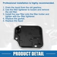 thumbnail image 7 of Unique Bargains 1 Set Oil Pan Gasket Kit No.4632123000/4632123001 with Gasket Automatic Transmission Filter for Hyundai, 7 of 7