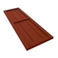 thumbnail image 6 of Ekena Millwork 21 1/2"W x 65"H True Fit PVC, Four Board Framed Board-n-Batten Shutters, Pepper Red (Per Pair - Hardware Not Included), 6 of 8
