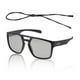 thumbnail image 1 of 1 juego de gafas de montar para motocicleta anti-reflejo Tri-Acetato de Celulosa TR gafas de sol de ciclismo lente gris claro marco negro gris, 1 of 6