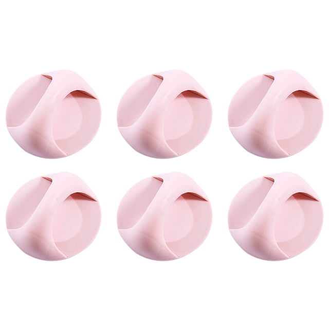 LEEYNEER 6 Pack Adhesive Handles Self Stick Instant Cabinet Handles Stick on Cabinet Handles Drawer Push Pull Handles Helper Sliding Screen Door Handles for Sliding Closet Window Wardrob