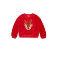thumbnail image 3 of Joyful Moments Toddler Boys Reindeer Top and Plaid Jogger, 2-Piece Set, Sizes 12M-5T, 3 of 12