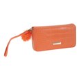 thumbnail image 3 of Unique Bargains 1 Pc Coin Purse Wallet Portable Double Zipspers Coin Purse Pouch Orange, 3 of 5
