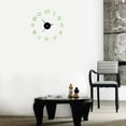 thumbnail image 6 of Rbaofujie Wall Clock Decorative DIY Luminous Stereo Digital Wall Clock Wall Sticker Clock Living Room Decoration Clock Wall Decorations for Living Room Green, 6 of 6